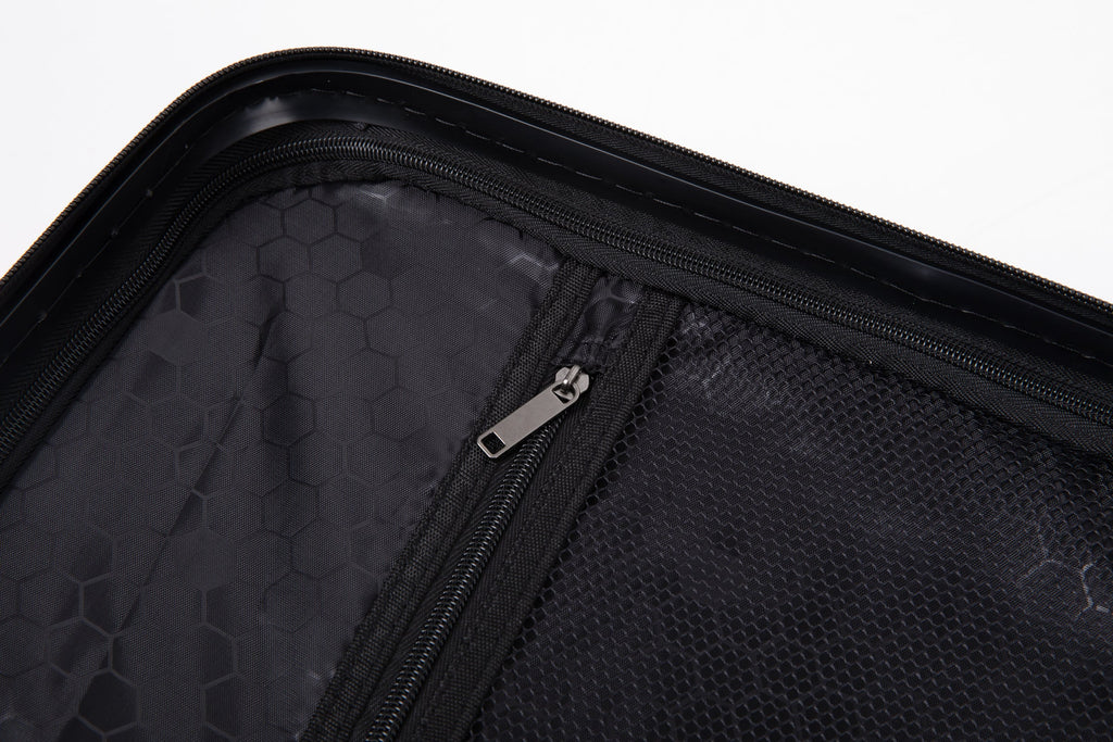 3-Piece Hardshell Luggage Set, 20/24/28 Inch, Black