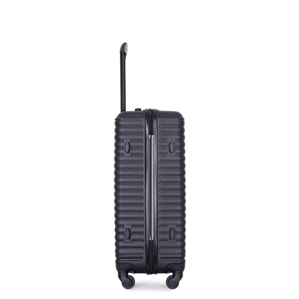 3-Piece Hardshell Luggage Set, 20/24/28 Inch, Black
