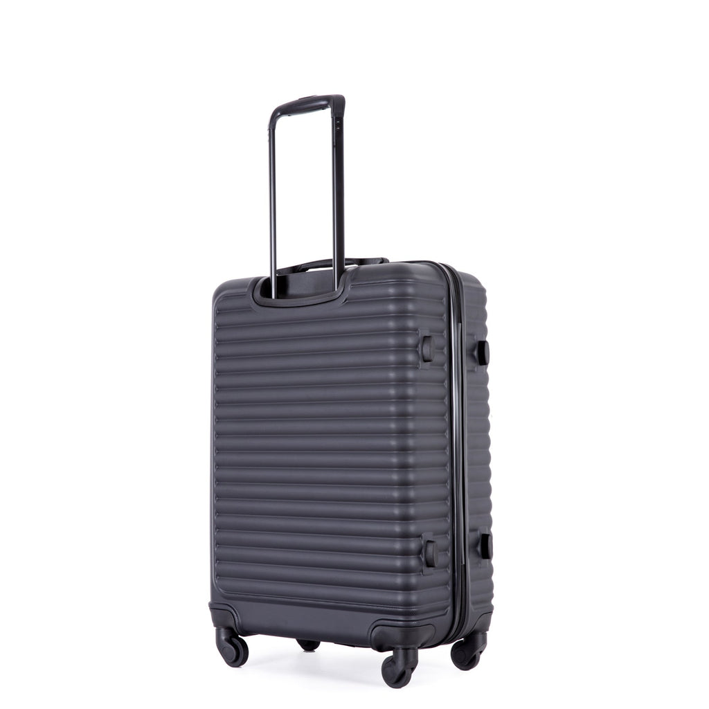 3-Piece Hardshell Luggage Set, 20/24/28 Inch, Black