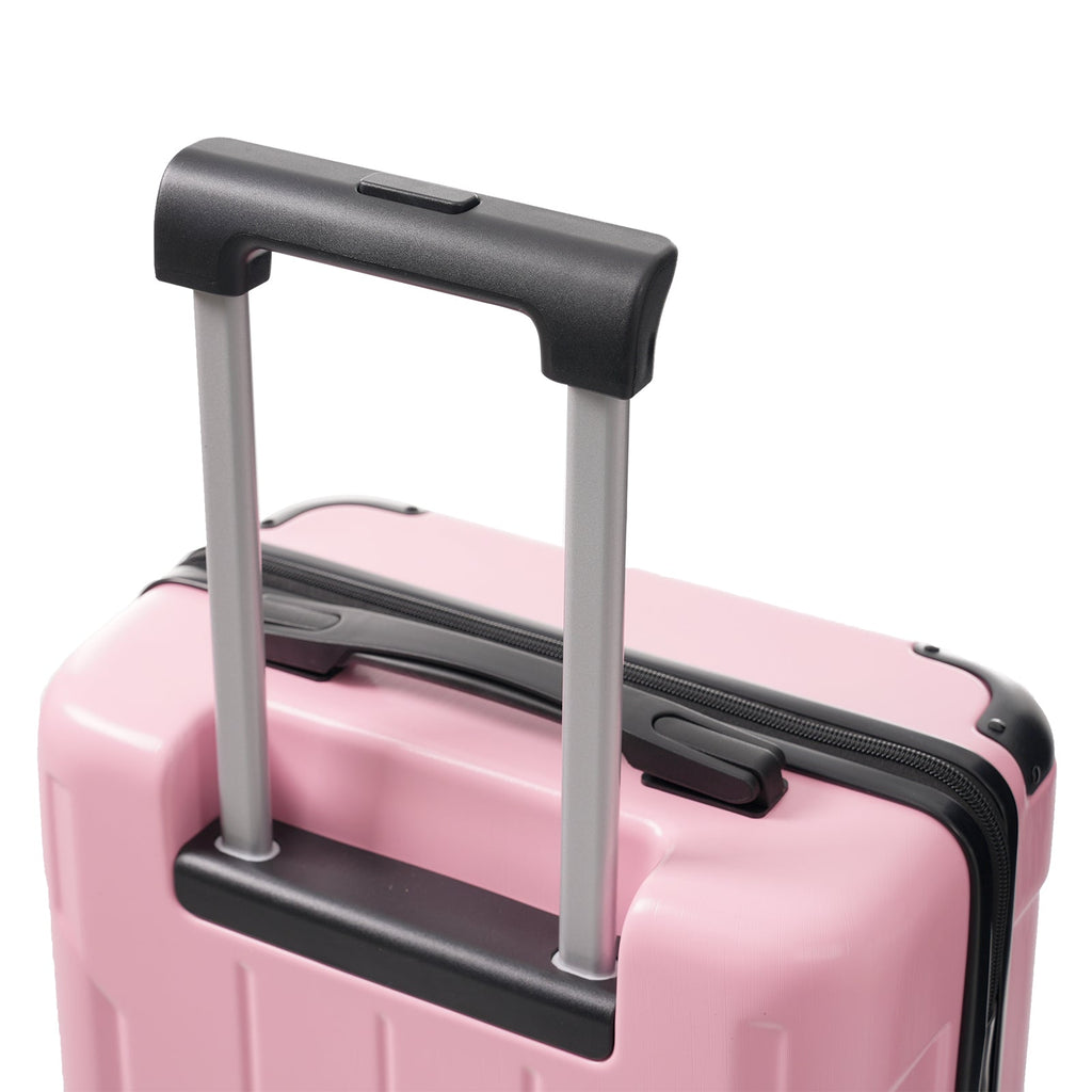 20-Inch Hardshell Carry-On Luggage with Spinner Wheels - Pink
